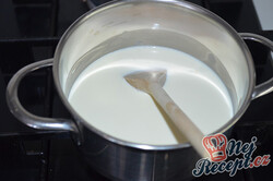 Príprava receptu Mini panna cotta s jahodovým prelivom (nepečené), krok 2