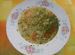 Recept Zeleninová polievka s vajíčkom