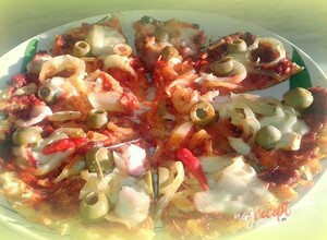 Recept Fitness mrkvovo-zelerová pizza