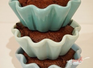 Recept Čokoládové muffiny s ovocím a tvarohom