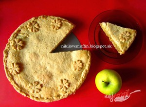 Recept Apple pie s karamelom a orechami
