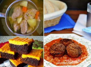 Recept Tip na nedeľný obed | Paradajková kapusta s fašírkami z muffinovej formy a Čoko-tekvicové brownies