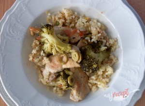 Recept Morčacie prsia s brokolicou a olivami