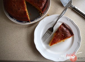 Fotorecept| Citrónový koláč s polentou
