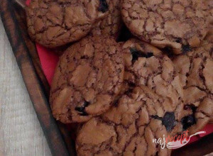 Recept Čokoládové cookies s čučoriedkami