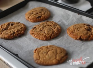 Recept Cookies z arašidového masla a kúskami čokolády