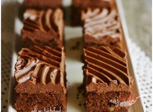 Fotorecept | Brownies s čokoládovým krémom