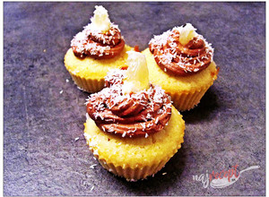 Recept Kokosové cupcakes