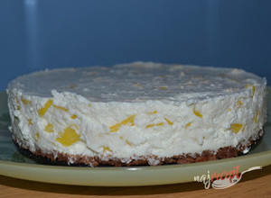 Recept Mangový nepečený koláč s tvarohom
