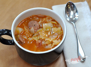 Recept Kapustová polievka s klobásou