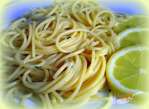 Recept Citrónové špagety
