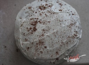 Fotorecept: Medovo - hrušková torta